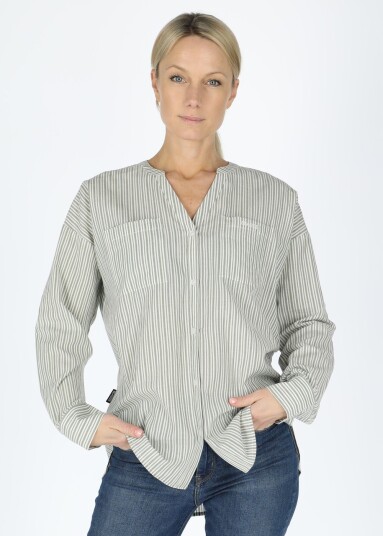 Seaside Houston Oversized Shirt W Seaweed Green 42 Skjorter