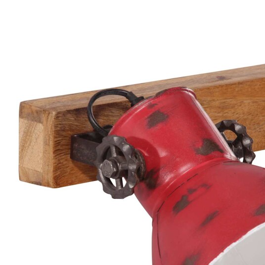  Vegglampe 25 W mørkerød 45x25 cm E27
