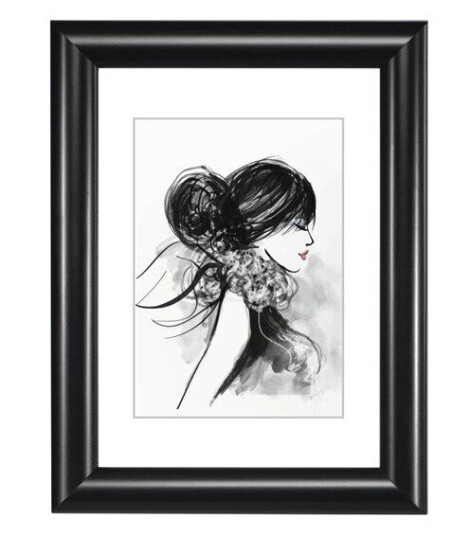 Hama "Sofia" Plastic Frame black 40 x 50 cm