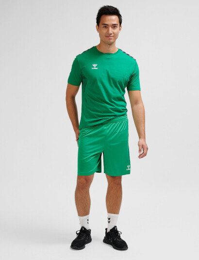 Hummel Hmlauthentic Pl Shorts - Green - XXL Hummel Hmlauthentic Pl Shorts - Green - XXL