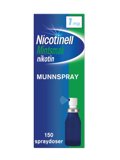 Nicotinell 1 mg/dose munnspray Mint 150 doser