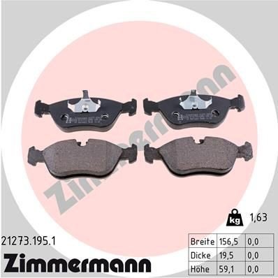 Bremseklosser ZIMMERMANN 21273.195.1