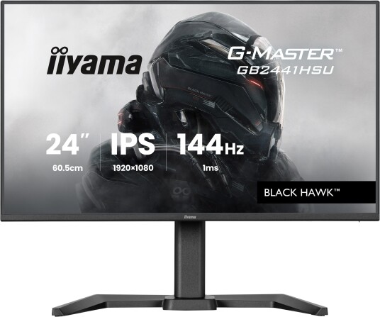 Iiyama G-Master Black Hawk 24" FHD Gaming Skjerm 144Hz IPS Iiyama G-Master Black Hawk 24" FHD Gaming Skjerm 144Hz IPS