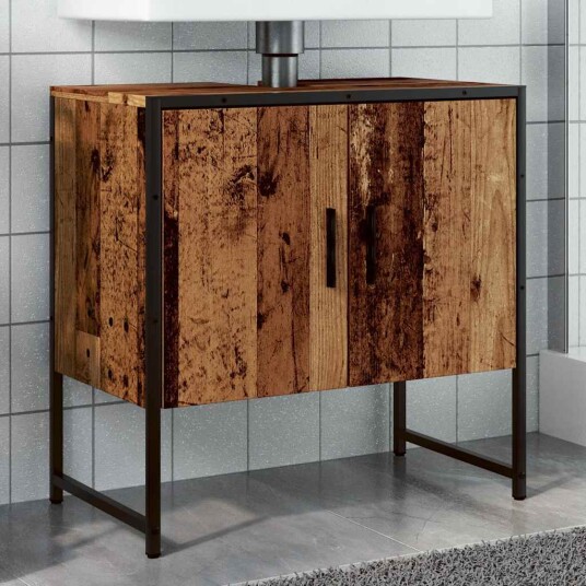 vidaXL Servantskap gammelt tre 60x33x60 cm konstruert tre vidaXL Servantskap gammelt tre 60x33x60 cm konstruert tre