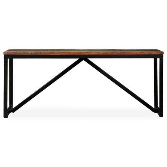  Benk gjenvunnet heltre 110x35x45 cm 8718475577775