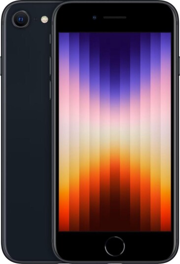 Apple iPhone SE (2022) 128GB Midnight Mobiltelefon med iOS Apple iPhone SE (2022) 128GB Midnight Mobiltelefon med iOS