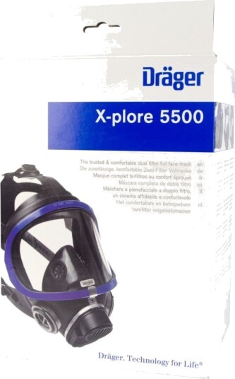 Dräger Åndedrettsvern Helmaske X Plore 5500 Epdm For Bajonett R55270