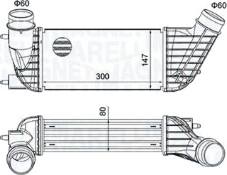 Intercooler MAGNETI MARELLI 351319204260
