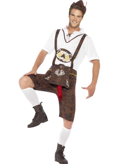 Smiffys Velutstyrt Oktoberfest Karnevalsdrakt Medium