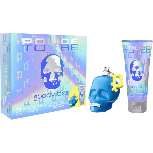 POLICE To Be Goodvibes Man Eau De Toilette & Body Shampoo Gift Set