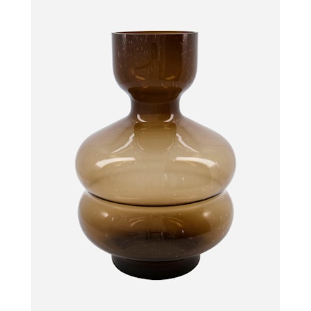 Organi vase 35 cm, amber Organi vase 35 cm, amber