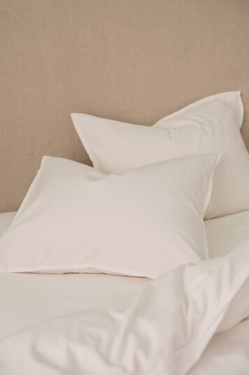 Ellos Home   Putevar Rania i vintagevasket bomull   Hvit