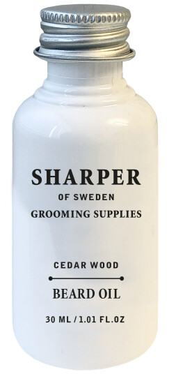 Grazette Of Sweden Sharper of Sweden Beard Oil, Cedarwood 30ml