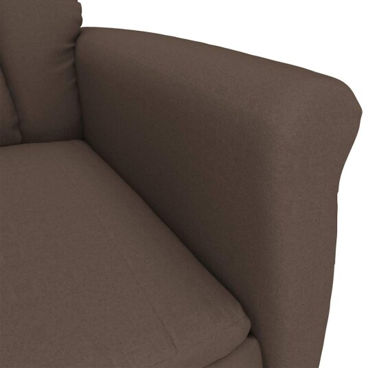 Recliner Stol Brun Mørkebrun 70,5 x 96,5 x 95 cm stoff