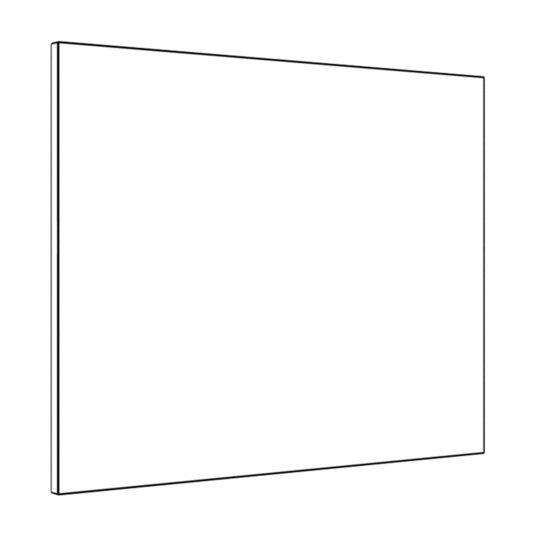 NOREMA BERA REN HVIT DØR FOR 60 CM SKAP UHENGSLET 19W114005