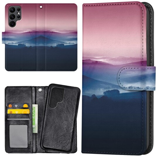 Generic Samsung Galaxy S22 Ultra - Lommebok Deksel Fargerike Daler