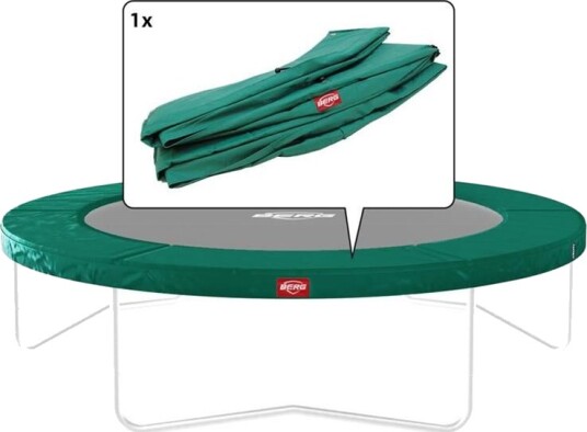 BERG Toys Favorit Beskyttelseskant 330 Cm Grønn For Favorit Oppå Bakken M/6 Ben 330 cm dia 6b Grønn