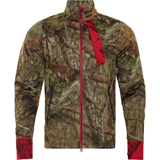Härkila Men's Moose Hunter 2 . 0 Fleece Jacket S , Mossy Oak Break-Up Country/Mossy Oak Red Härkila Men's Moose Hunter 2 . 0 Fleece Jacket S , Mossy Oak Break-Up Country/Mossy Oak Red