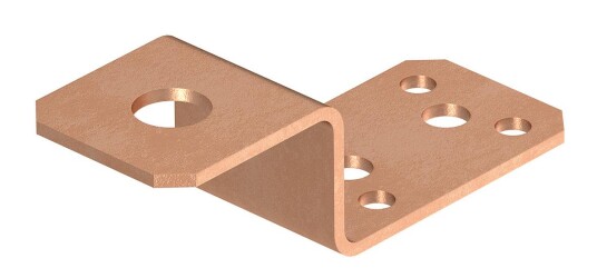Obo Bettermann 5320690 Metalltilkobling med tilkoblingshull Ø 11 mm Jording & lynavledere