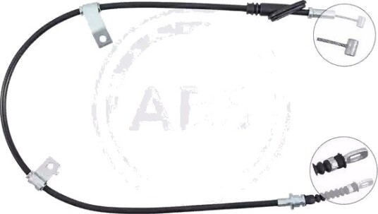 A.B.S. K14103 Tautrekk håndbremse A.B.S. K14103 Tautrekk håndbremse