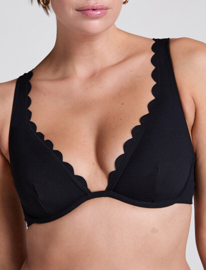 Hunkemöller Scallop Up - Black - A x 75