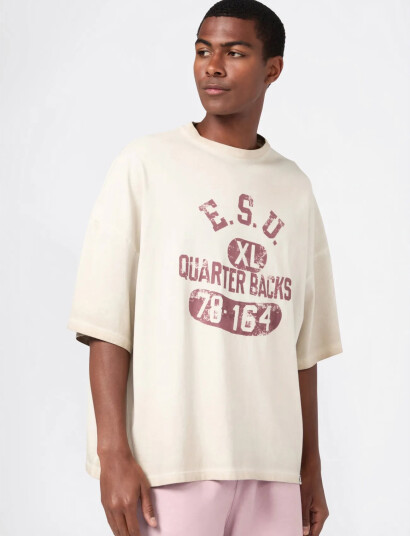 Champion Ss Tee - Beige - L