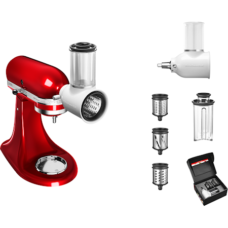 KitchenAid Tilbehørspakke til kjøkkenmaskin Hvit/stål Sett med 5KSMFGA, 5KSMVSA og 5KSMF