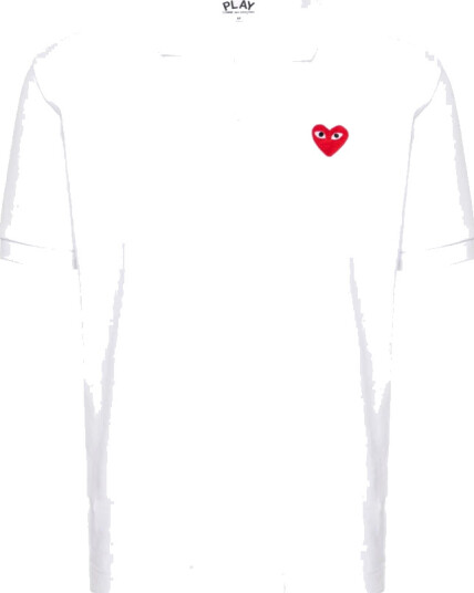 Comme des Garçons Play Herre Topper Hvit M,