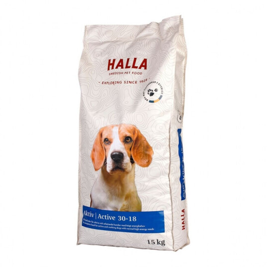 Halla Pet Food Halla Aktiv 30-18 15 kg Halla Pet Food Halla Aktiv 30-18 15 kg