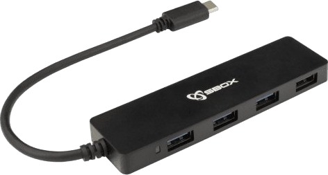 Sbox H-404C Usb 3.2 Gen 1 3.1 Gen 1 Type-C Usb 3.0 5000 Mbit/S Sort Akrylonitril-Butadien-Styren Abs Usb Sbox H-404C Usb 3.2 Gen 1 3.1 Gen 1 Type-C Usb 3.0 5000 Mbit/S Sort Akrylonitril-Butadien-Styren Abs Usb