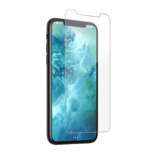 Apple iPhone XS Max skjermbeskyttelsesbeskyttende plast omfattende
