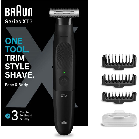 Braun Kroppstrimmer Styler XT3100 Black Braun Kroppstrimmer Styler XT3100 Black
