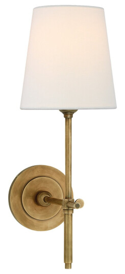 Bryant vägglampa antik mässing/linne Bryant vägglampa antik mässing/linne