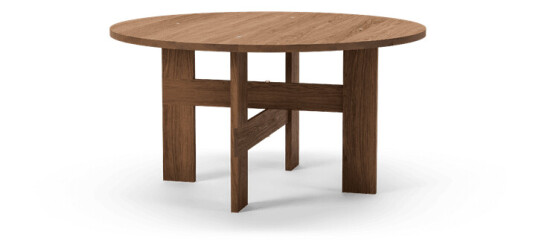 Thorup Copenhagen Mio Spisebord Ø140 Massiv Beiset Eik Thorup Copenhagen Mio Spisebord Ø140 Massiv Beiset Eik
