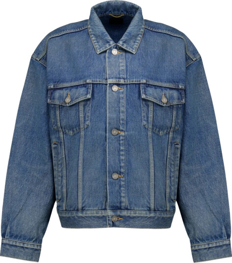 Saint Laurent Dame Jakker Blå L, Saint Laurent Dame Jakker Blå L,