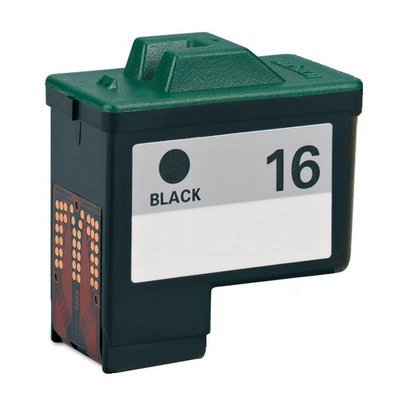 Lexmark 16 BK blekkpatron - 10N0016 Kompatibel - Svart 12 ml Lexmark 16 BK blekkpatron - 10N0016 Kompatibel - Svart 12 ml