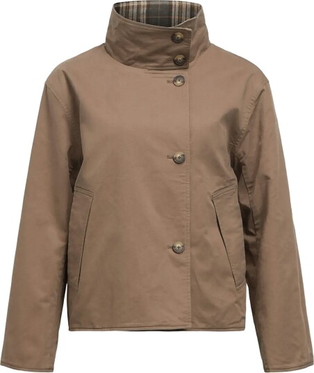 Object Objgro Reversible Ls Short Jacket Noos   Brown   34