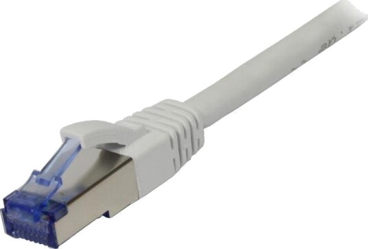 SYNERGY Patchkabel RJ45, CAT6A 500Mhz, 40m, weiss, S-STP(S/FTP), Syne