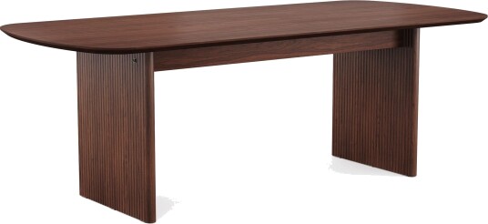 Alma rektangulært spisebord 220x100 cm finér Valnøtt
