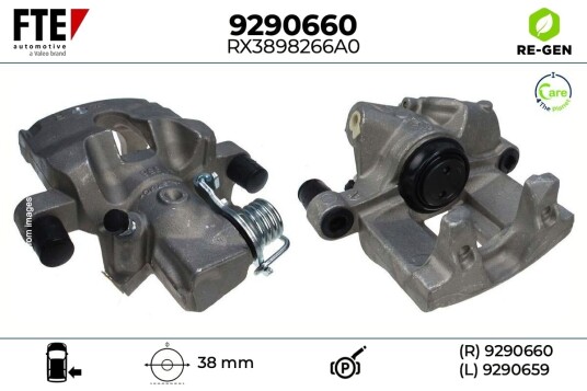 FTE 9290660 Bremsecaliper FTE 9290660 Bremsecaliper