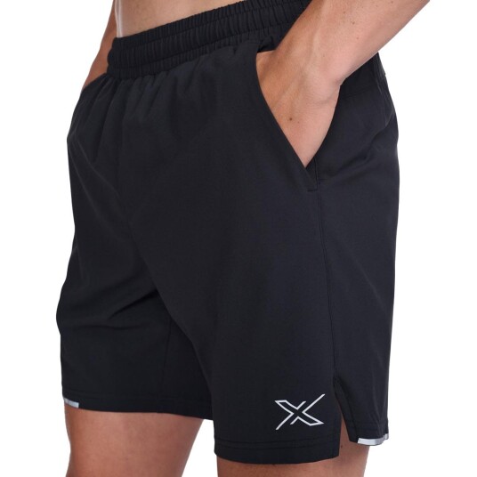 2xu Aero 7 Inch Shorts Black/silver Reflective L 2xu Aero 7 Inch Shorts Black/silver Reflective L