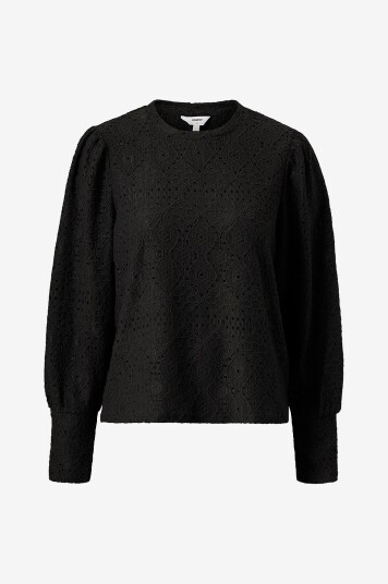 Object - Topp objFeodora L/S Top - Svart Object - Topp objFeodora L/S Top - Svart