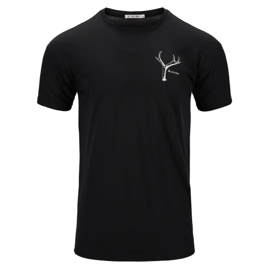 Aclima Men"s Lightwool 140 Classic Tee Antler Jet Black L Aclima Men"s Lightwool 140 Classic Tee Antler Jet Black L