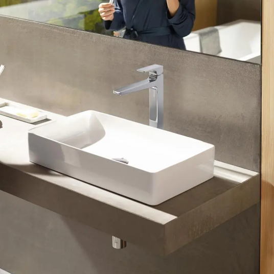 Hansgrohe Metropol 260 servantbatteri Med bunnventil, høy modell. Krom Hansgrohe Metropol 260 servantbatteri Med bunnventil, høy modell. Krom