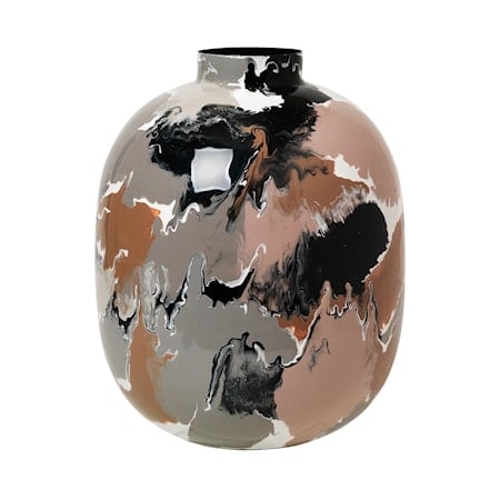 Thyra Vase 31 cm Jern Svart/Brun/Grå