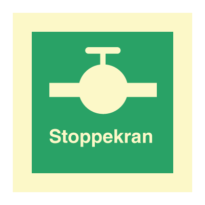 Jo Safety Stoppekran skilt Etterlysende plast 150 x mm 6302010PRMM
