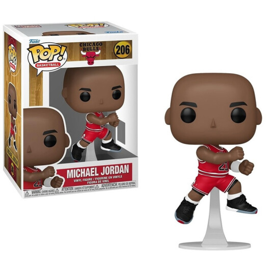 Funko POP Michael Jordan Chicago Bulls Actionfigur med visningseske