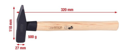 Ks Tools 32 cm Klinkehammer i Stål for Tre - 590 g Håndverktøy