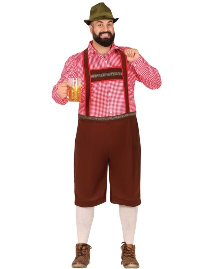 Bayersk Oktoberfestkostyme til Mann XL