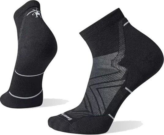 Smartwool Men's Run Targeted Cushion Ankle Socks 38-41, Black